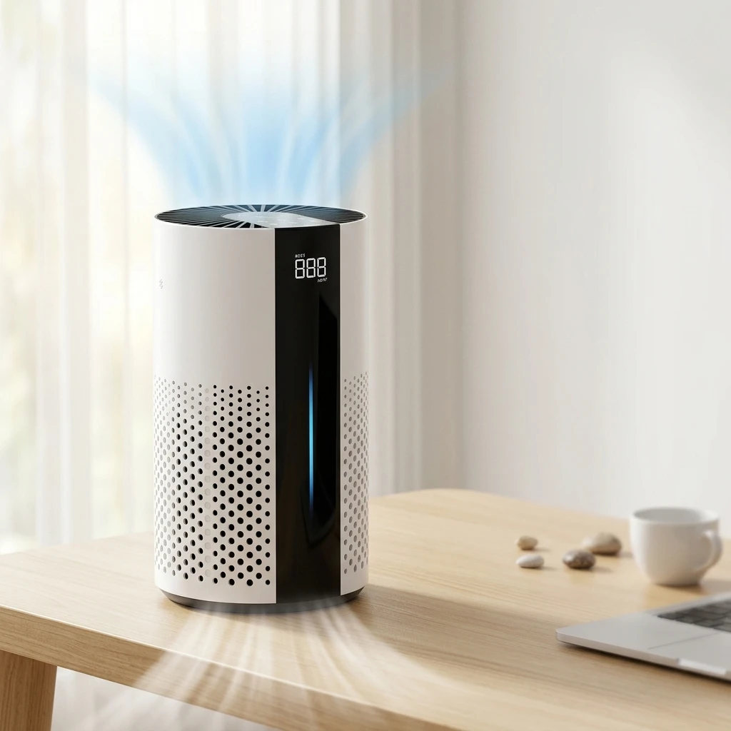 Real-time Digital Display HEPA 13 Filter Air Cleaner Low Noise Smart Portable Air Purifiers