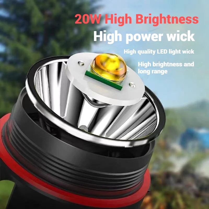 High power searchlight USB Rechargeable led flashlight 8000 lumintop Torch light Waterproof Outdoor Work light for work&camping