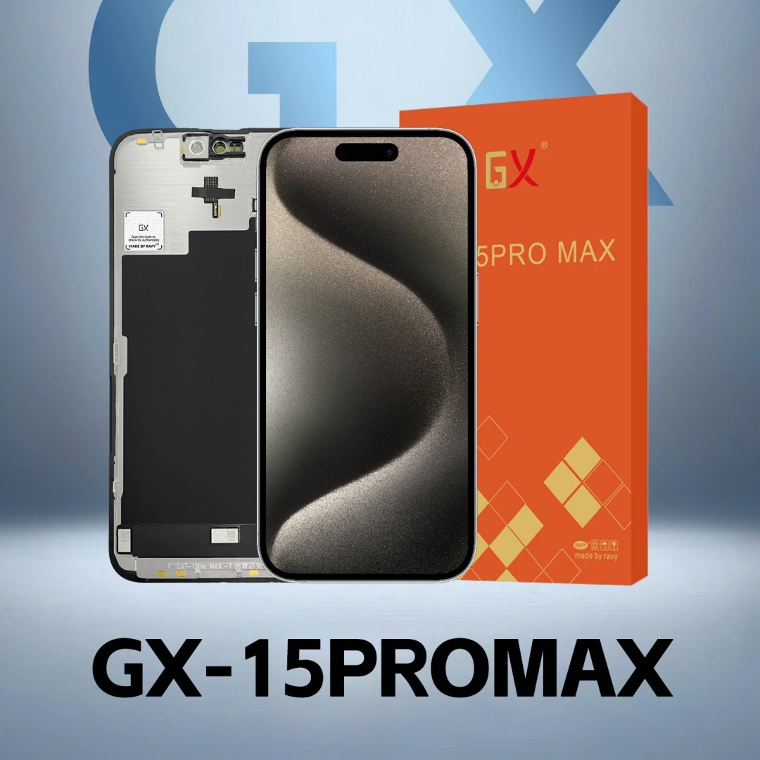 GX OLED LCD Screen For iPhone 14 14Pro 15 15Pro16 16Pro Display True Tone With 3D Touch Screen For iPhone Replacement With Tools