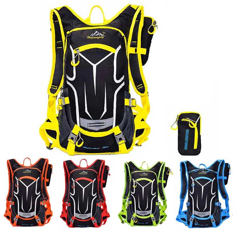 Motorcycle Backpack Cycling Bag Waterproof Shoulders Climbing Cycling Backpack Bag Motocross Racing Package with Gift Raincover