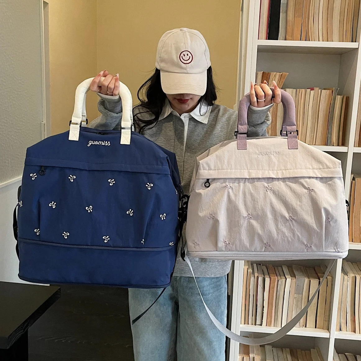 large-capacity-expandable-travel-bag-handheld-fitness-sports-bag-lightweight-maternity-storage-bag-for-short-business-trips