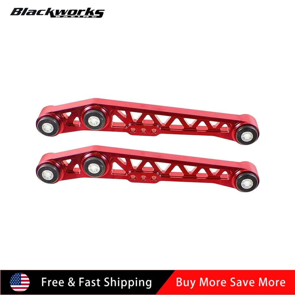 

Billet Lower Control Arms Aluminum W/Bushing Relacement for 88-95 Honda Civic CRX Del-Sol 94-01 Acura Integra