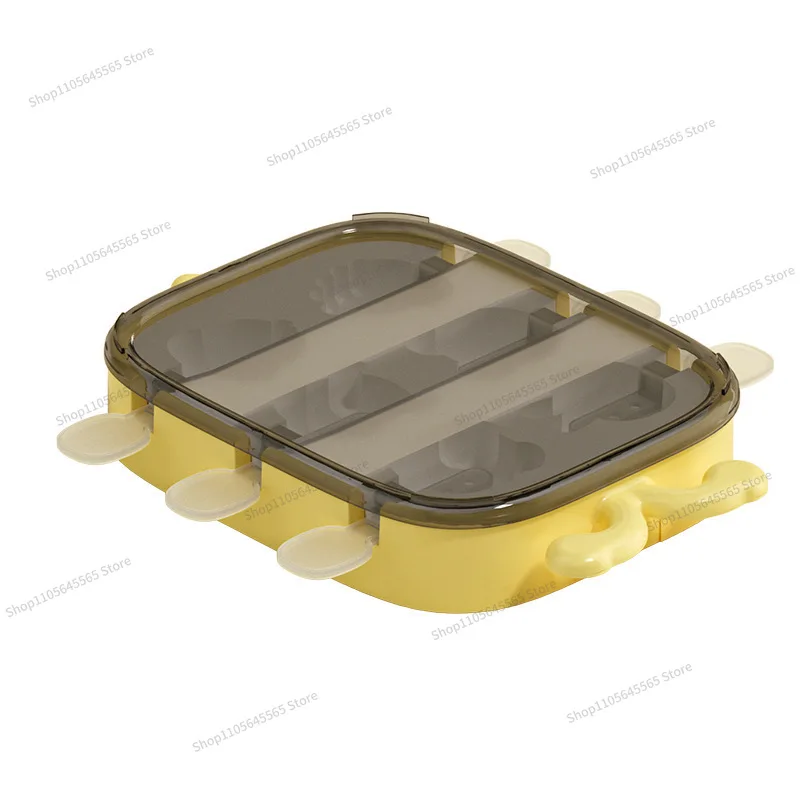 For Bear Cheese Stick Mould Household Ice Cube Grid Silicone  Box  Mould Cartoon  Cream Mould