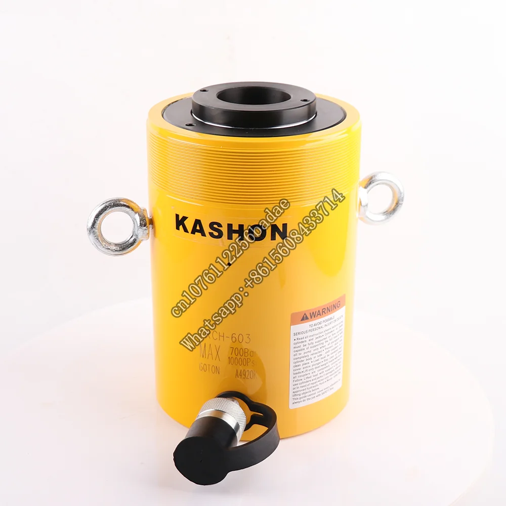 

KS-RCH-603 60 Ton 76 mm Stroke Center Hole Hydraulic Jack With Handle