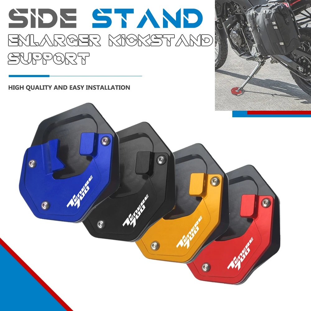 

Side Stand Enlarge Plate Kickstand Extension FOR YAMAHA TENERE 700 Tenere700 XTZ 700 T700 2019 2020 2021 Motorcycle Accessories