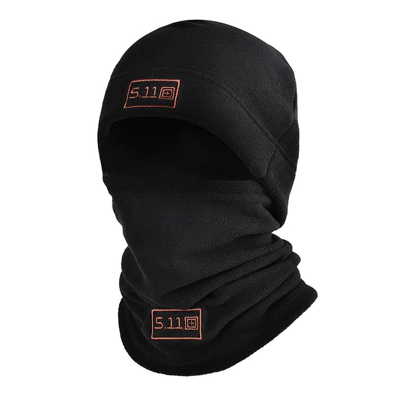 New Winter Fleece Hat sciarpa Set Thermal Head Cover Tactical Warm passamontagna Bonnet Face Ski Mask Hat Neck Warmer Sport ciclismo