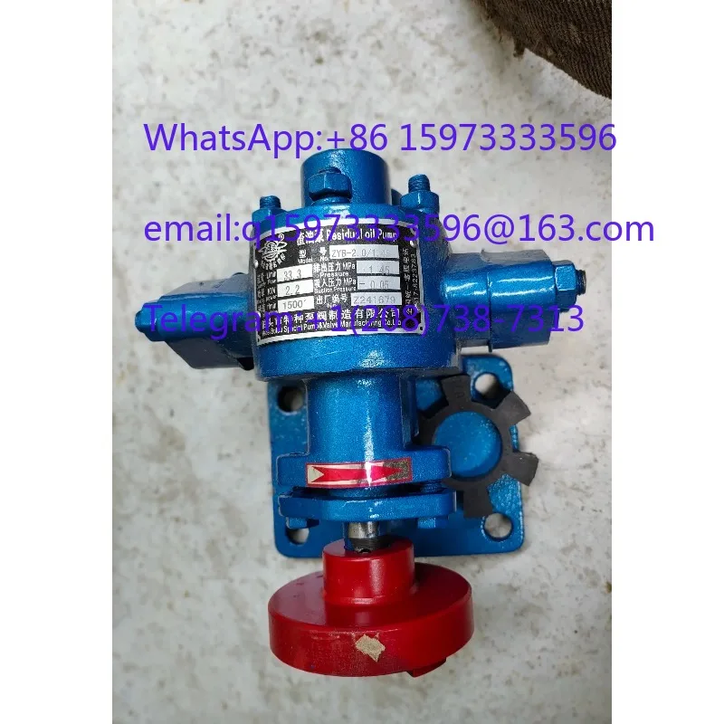 ZYB33.3 Packing Seal Pump Head Heavy Fuel Coal Tar Slag Oil Transfer Pump Part Industrial Viscous Liquid Delivery Equipment