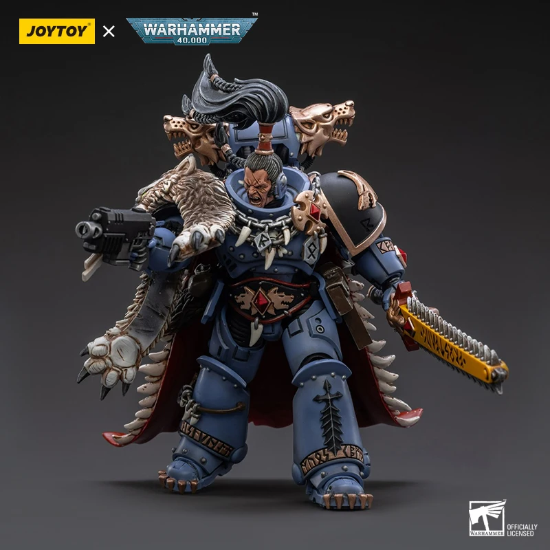 

Joytoy Dark Source Warhammer 40K Space Wolf Black Tassel Lagna Action Figure Jointed Collectible Toy Anime Game Figure