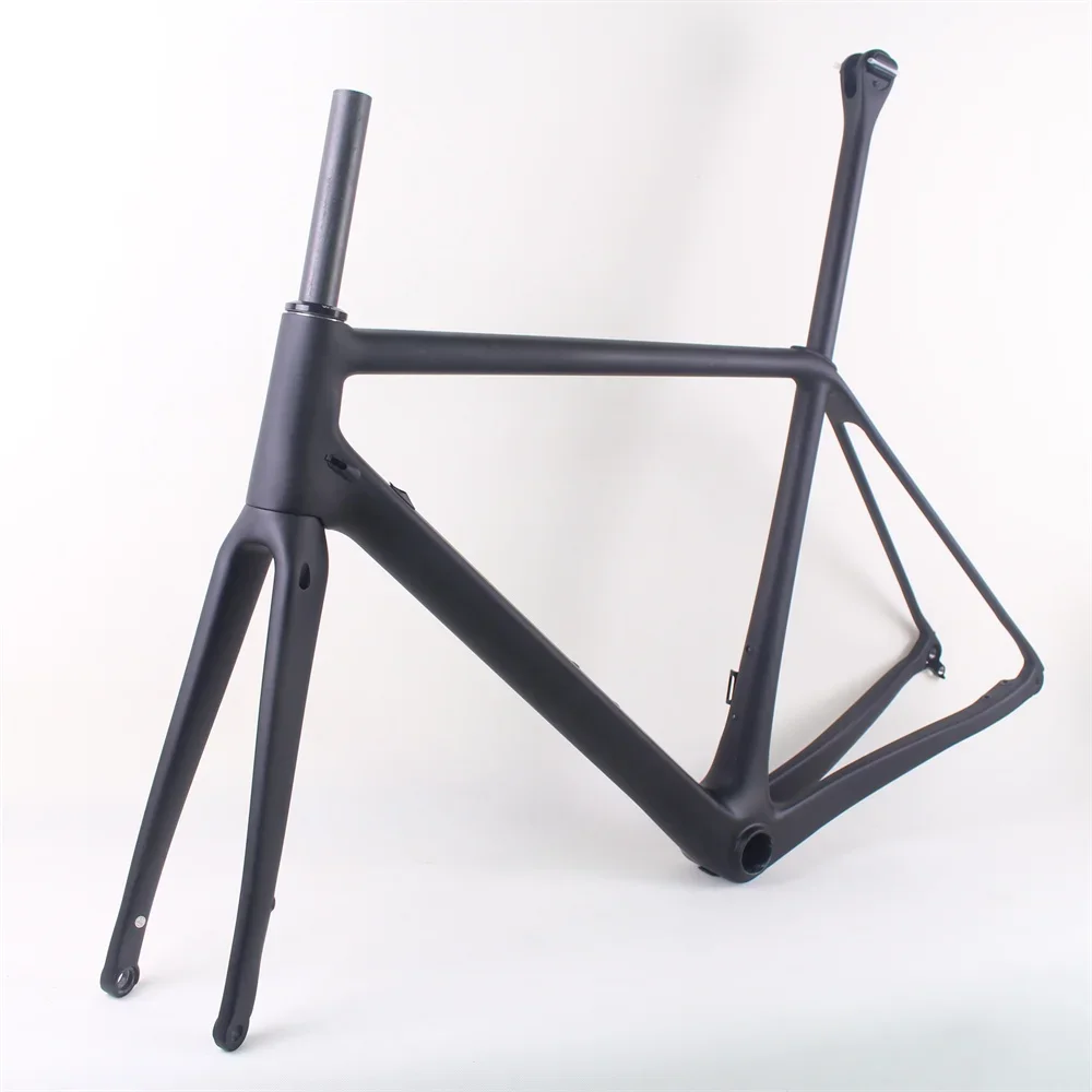 Winowsports Full Carbon Road Disc Frame Inner Cable Routing Bike Frame BB86 SL Verson T800 Carbon Road  Bicycle Frames