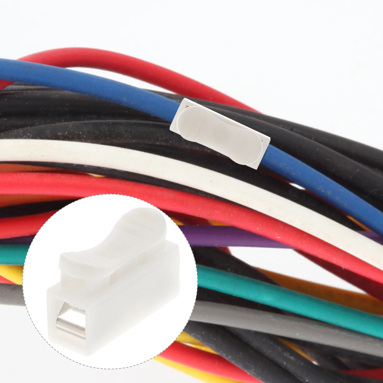 

100pcs Push Connector PP Manganese Steel Material Tool Free Electrical Wiring Terminal Blocks Splice Connectors