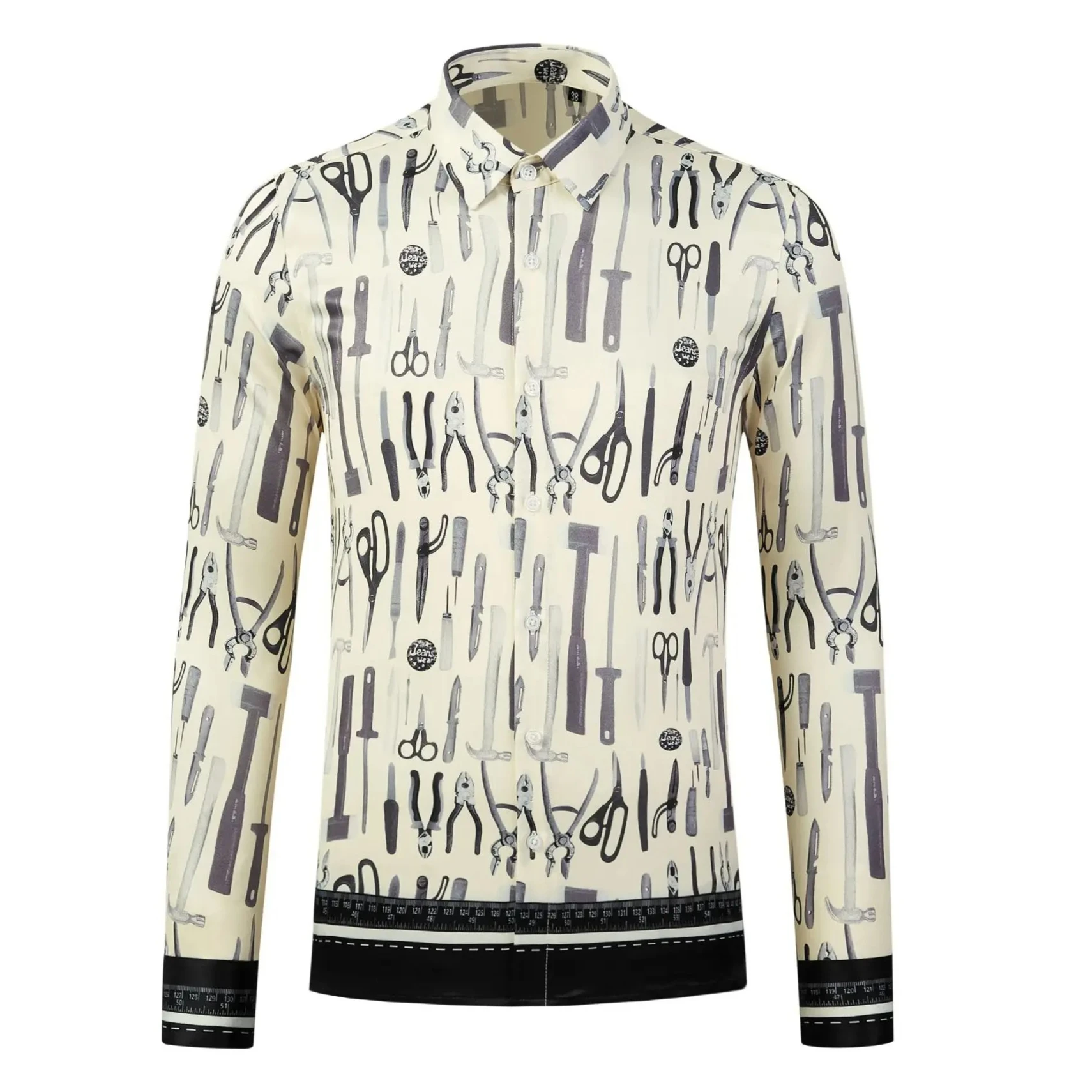 

Brand Personalized Printed Men's Shirt Long Sleeved Casual Shirts High Quality Luxury Social Banquet Party Shirts Men Clothing