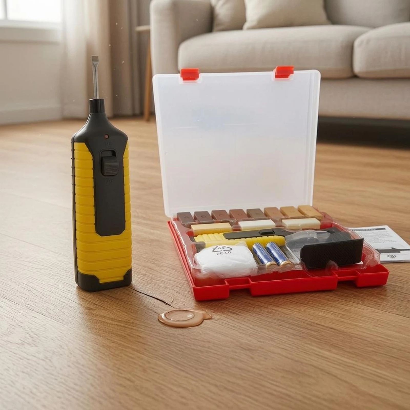 

Scratch and Crack Repair Tool Heat Tip Wood Repair Tool Kit Color Matching