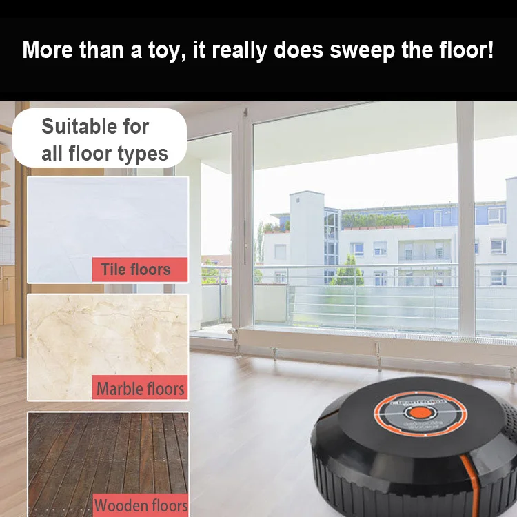 Mini Sweeping Robot Toy Simulation Electric Sweeping Vacuum Cleaning Robot Rechargeable For Children's Girls Play House Toys