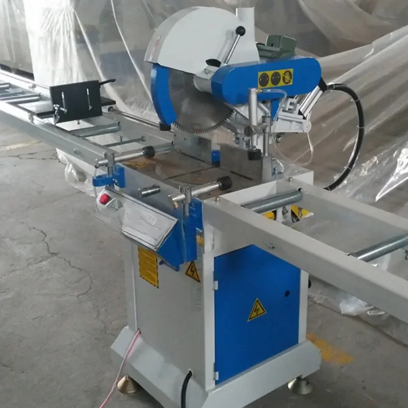 professional PVC UPVC single head cutting saw for window-door machine aluminum profile