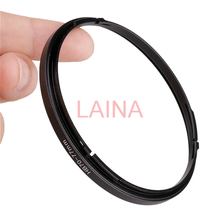 HB70-72/77/82mm Bayonet B70 70-72 70-77 70-82 Step Up Screw lens Filter Thread adapter Ring for Hasselblad Bay 70 camera