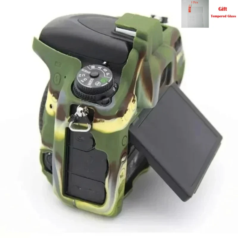 

For Nikon D750 Camera Protective Cover Silicone Cover , Rubber Skin Nice soft Silicone Camera Video Bag + free tempered film
