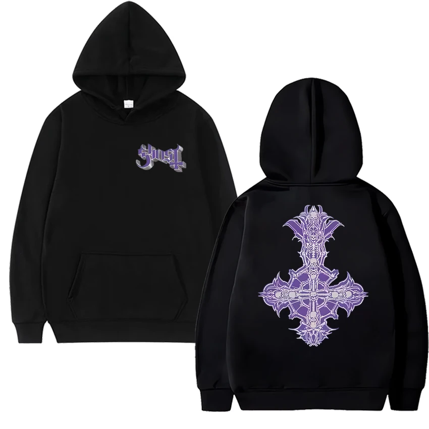 رائجة البيع شبح الهيكل العظمي جولة حول العالم 2025 جديد في ألبوم الشارع الشهير الرجال النساء الهيب هوب هوديي للجنسين قميص قطني بكم طويل البلوز #4