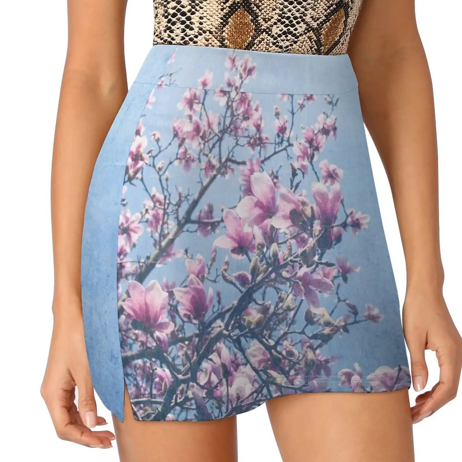 

She Bloomed Everywhere She Went Mini Skirt cute skirt mini skirt for women