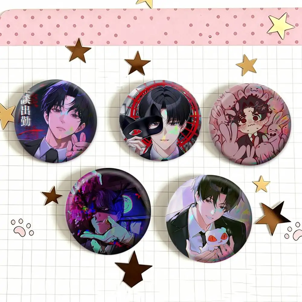 K-Kim S-Soleum Novel GSGW    Badge 25 32 44 58 75 mm Round Fans Collect Friends Gifts Brooch Souvenir