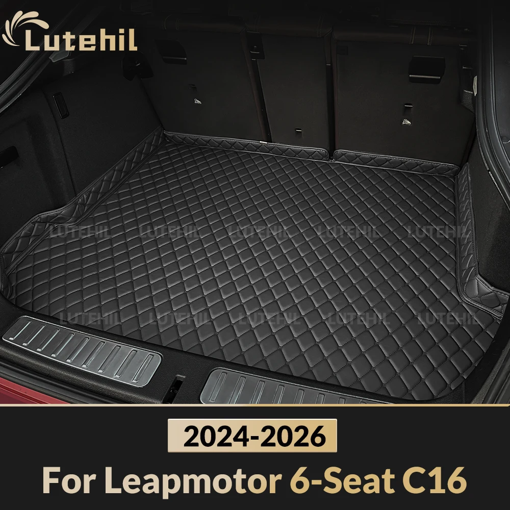 

For Leapmotor C16 6-Seat 2024 2025 2026 3D Car Trunk Mat Cargo Liner All Weather Interior Protection Accessories