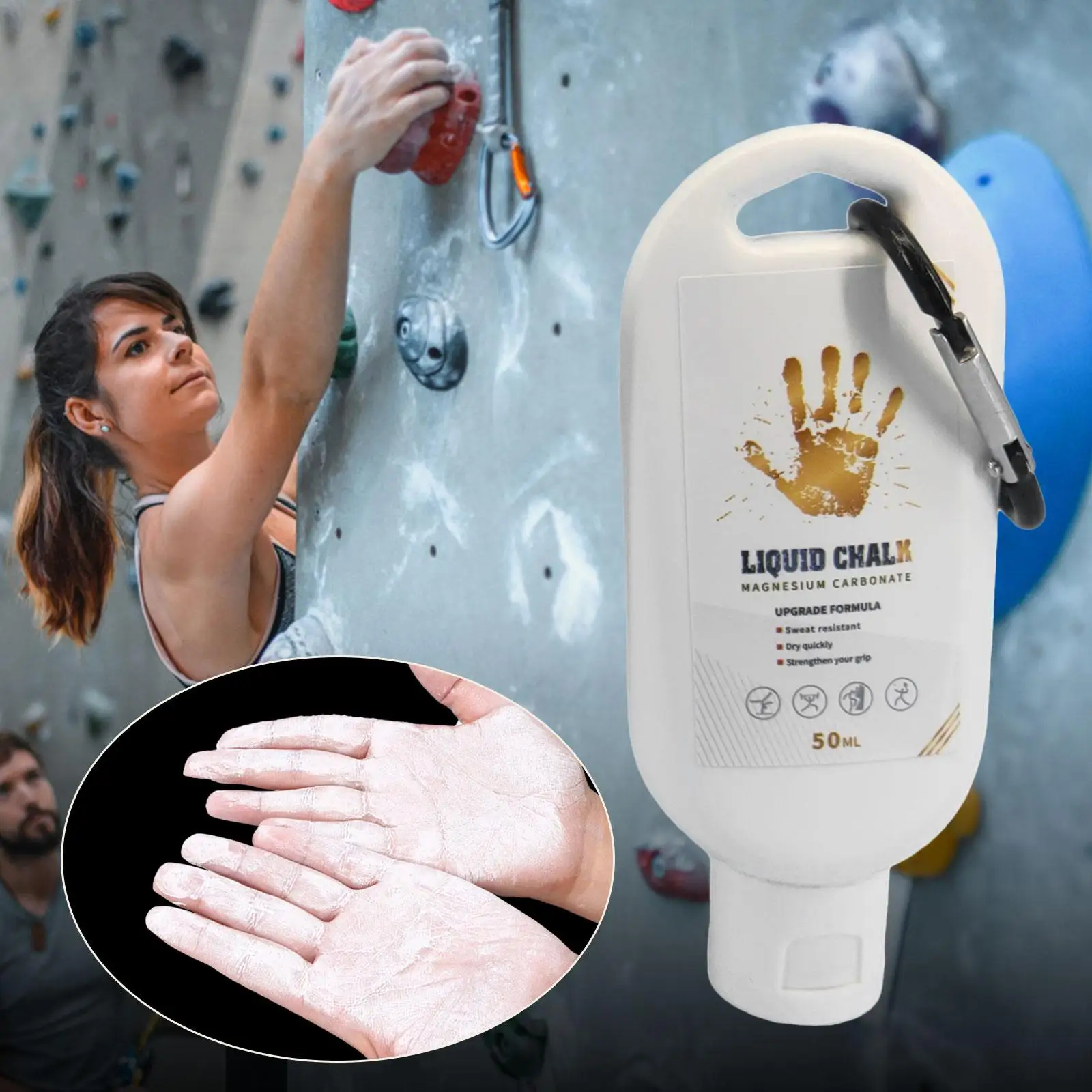 Liquid Chalk Sports Magnesium Powder Fitness Weight Lifting Anti Slip Cream Grip Weight Lifting Climbing Gym