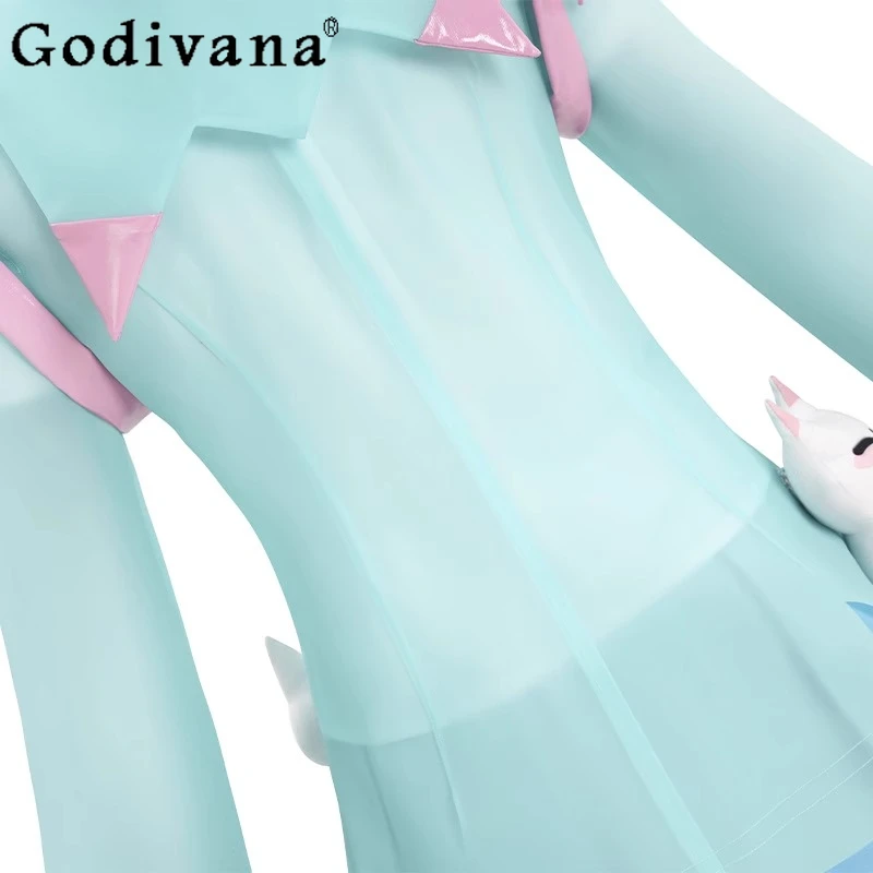 Women Cosplay Halloween Costumes Set Game Cosplay Kiriko Rainy Day Suits Female Cosplay Costume Role Play Outfit