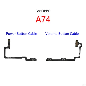 Botão liga / desliga do botão mudo do volume do interruptor do botão liga / desliga cabo flexível para OPPO A74