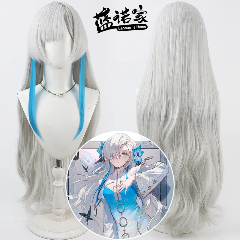 

NIJISANJI Virtual YouTube Isekai Jocho, парик для косплея, реквизит для Хэллоуина, синтетические волосы, термостойкое волокно + шапочка для парика