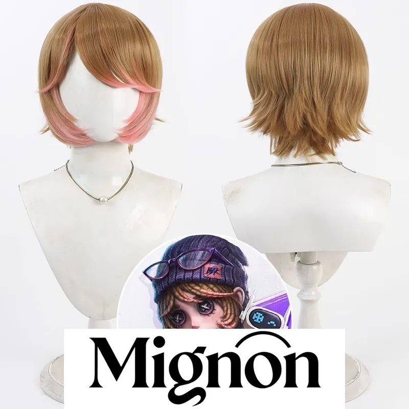 

Identity V BLK Team Mechanic Трейси Салли, парик для косплея, градиент, силиконовая кожа головы, подарок на Хэллоуин