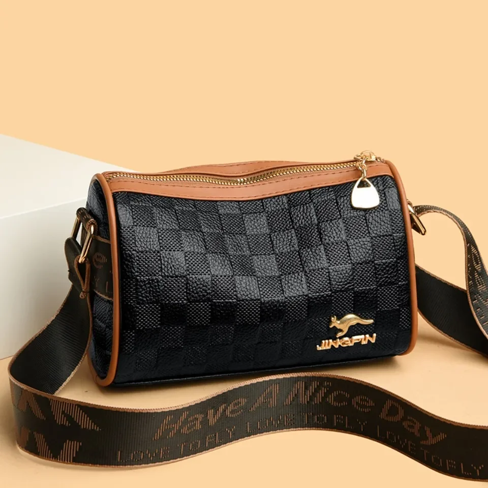 Mulheres de couro macio sacos ombro designer luxo crossbody saco e bolsas elegante e versátil mensageiro bolsa sac