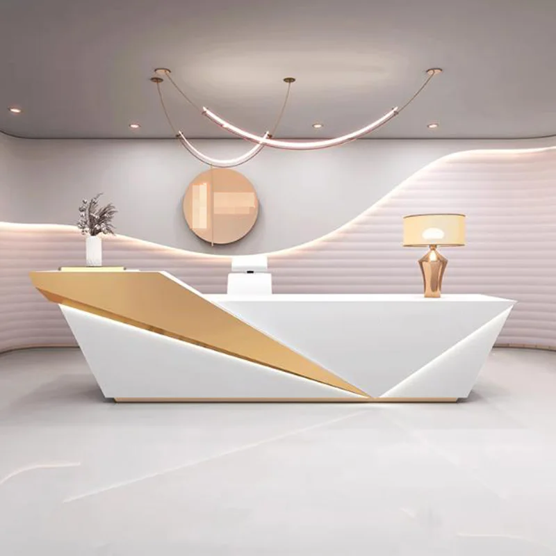 

Unique Beauty Reception Desks Company Organizers Best Welcome Reception Desks Design Led Lights Mostrador Commercial Furniture