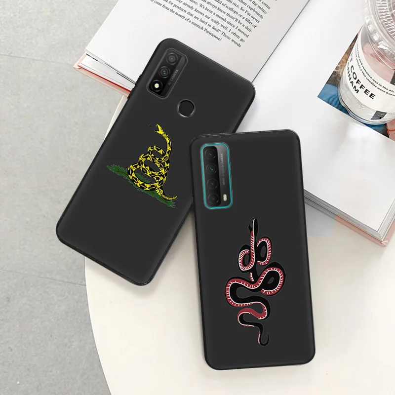 Soft Silicone Phone Case For Huawei P30 Pro P20 P40 P Smart Z Moto G31 G30 G200 One Fusion Cool Flower Rose Snake Protect Cover