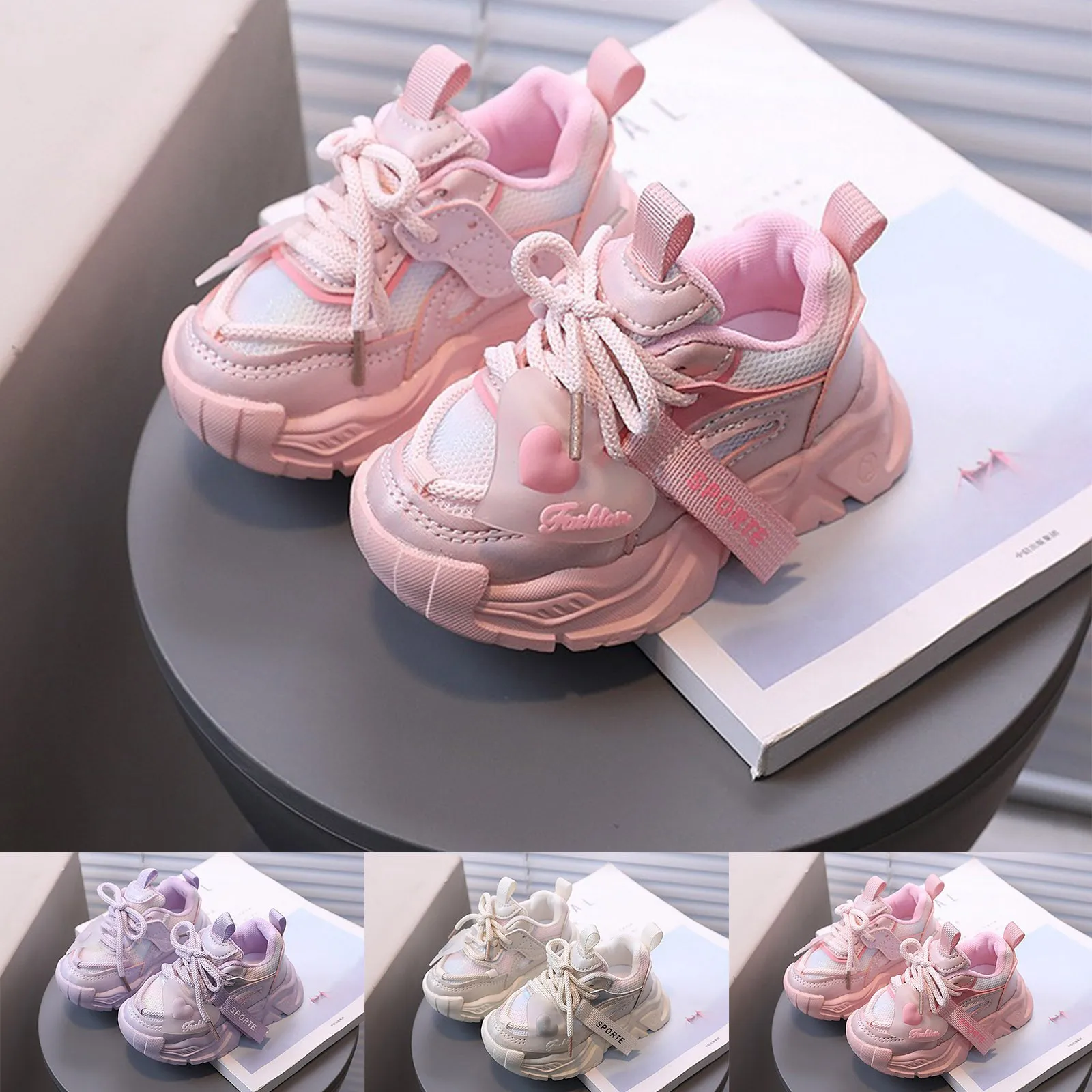 

Girls Shoe Size 5 Spring And Autumn New Ultra Light Soft Sole Breathable Mesh Children's Sports Shoes Size 6 Toddler Girls Shoes
