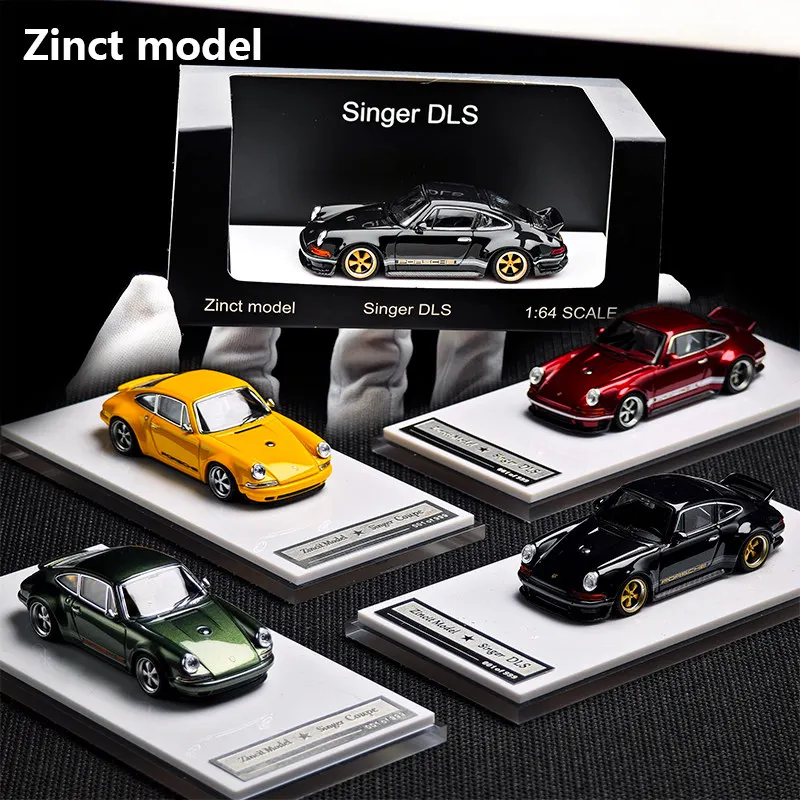 In Stock 1:64 Singer DLS Coupe Alloy High-End Simulation Car Model Creative Decoration Item, Boy Toy, Children's Birthday Gift