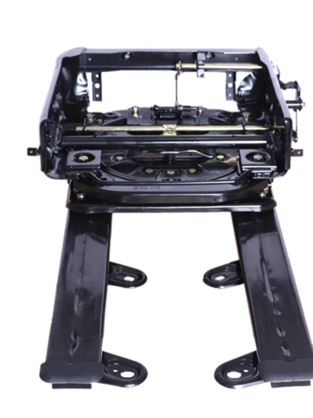Car seat swivel slide rail, complete set of ground rail, middle row swivel sliding turntable assembly, forward shift