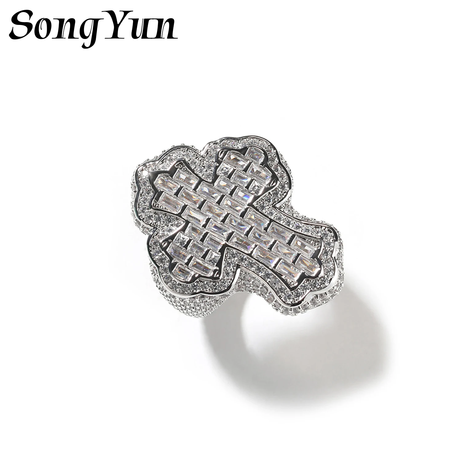 

SongYun Jewelry MHT Quality Brass Ring Wedding Band CZ 7A Zircon Romantic Timeless Women Man Rings Fashion Jewelry