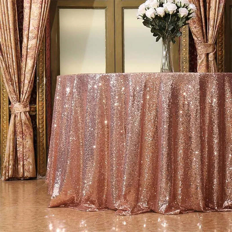 Sequin Tablecloth Curtains Sparkly Wedding Party Decorations Tablecloth For Baby Shower Birthday Christmas Photography Deco