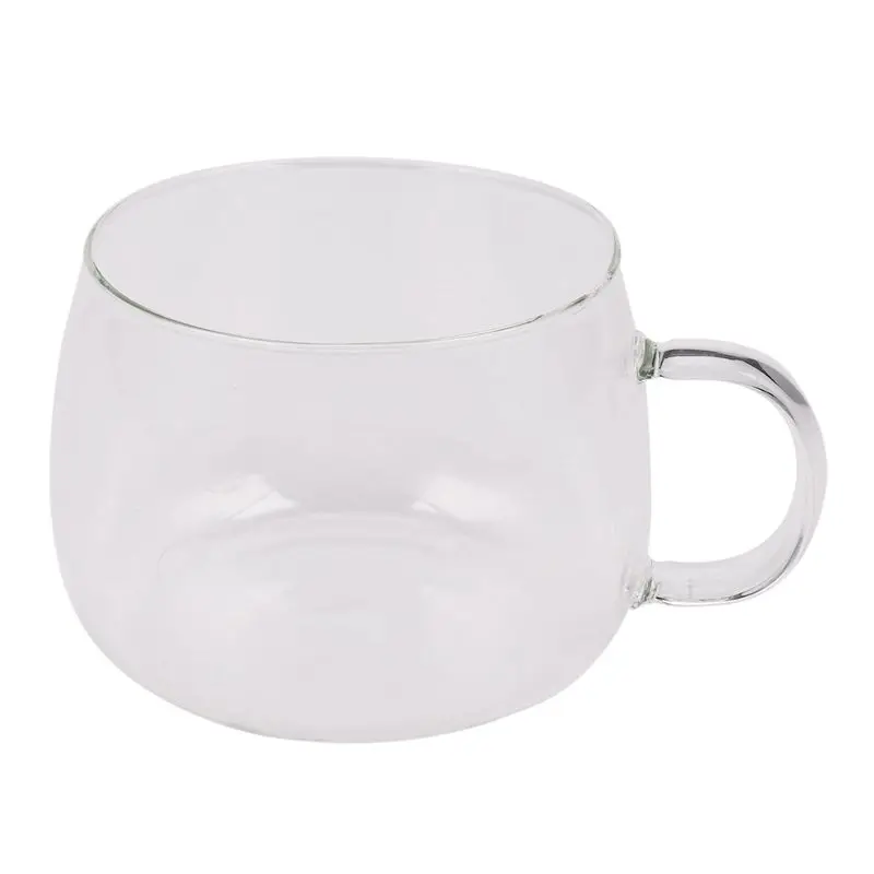 LLCS-3X 3 In 1 Set Clear Heat Resistant Tea Coffee Cup With Tea Infuser Filter Lid Use For Home Office