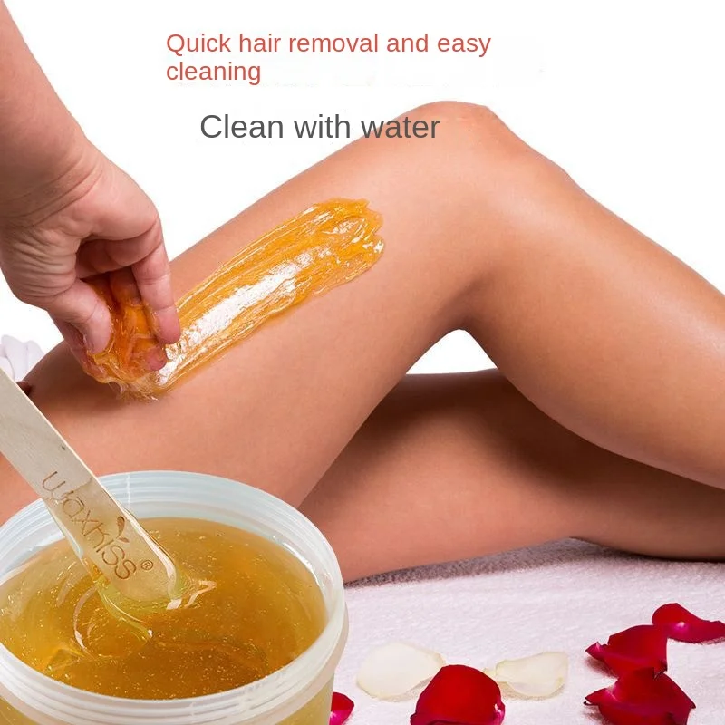 Fuhaichuan Beeswax Hair Removal Soft Cerate Water-Based Hair Removal Wax Depilatory Cream Universal for Entire Body Bikini Sugar