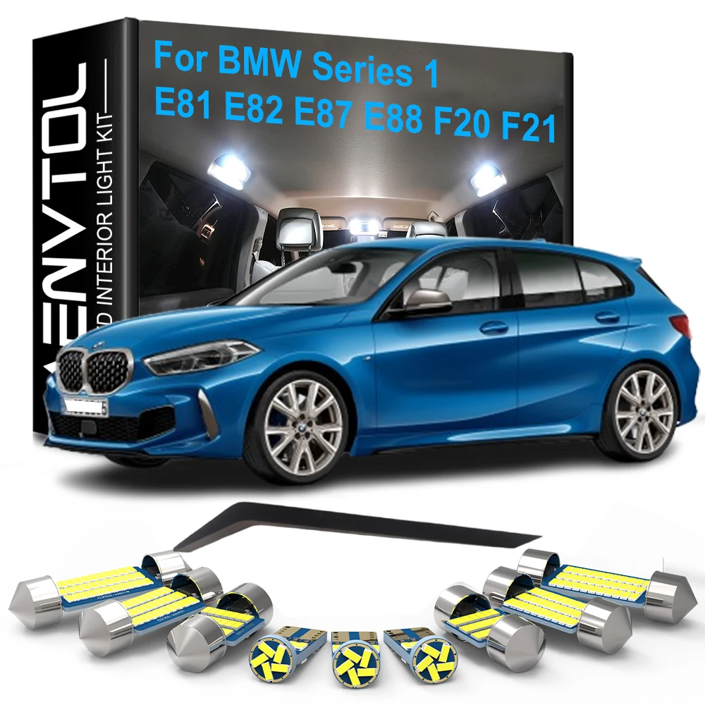 Auto LED Innen Lichter Canbus Für BMW Serie 1 E81 E82 E87 E88 F20 F21 118i 120i 125i 128i 130i 135i 135is Dome Stamm Fuß Lampe