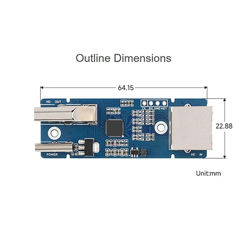 

Efficient Long Transmission Distance Via CAT-5E/6 Network Cable