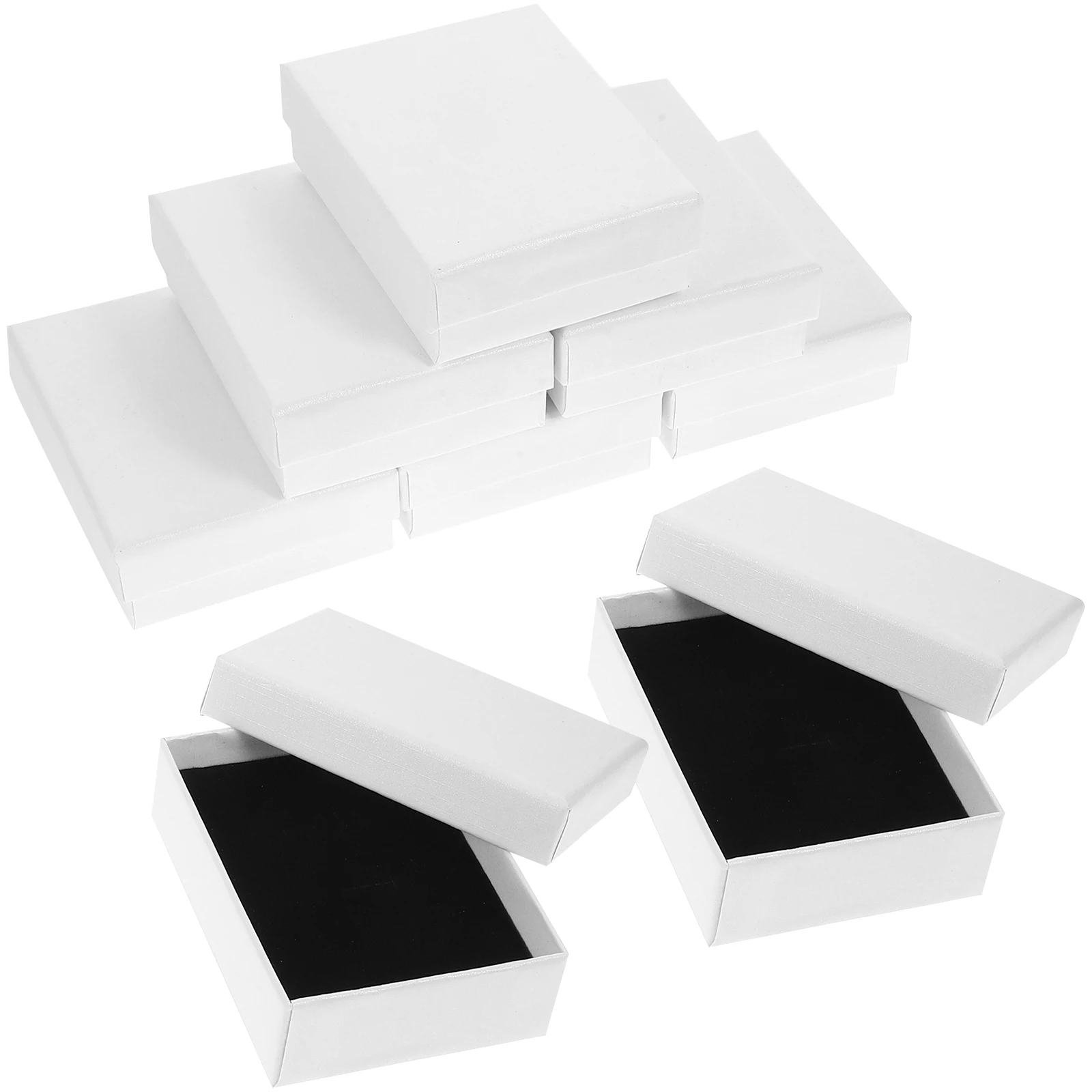

18 pcs Necklace Jewelry Box Necklace Boxes For Jewelry Gift 7x9x3cm Small Storage Packaging Cardboard Boxes for Gifts Bulk