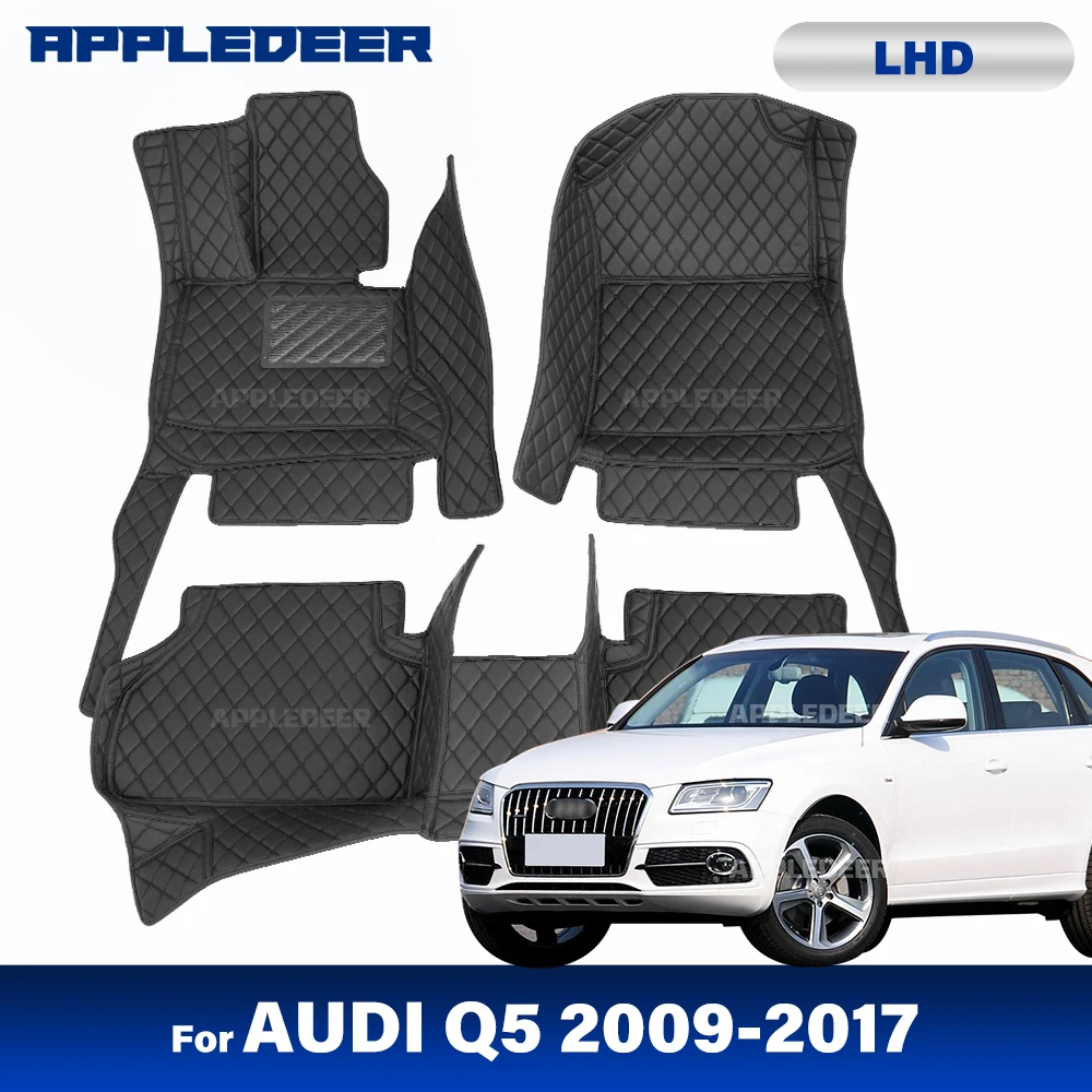 

Car floor mats for AUDI Q5 2009 2010 2011 2012 2013 2014 2015 2016 2017 Custom auto foot Pads automobile carpet cover