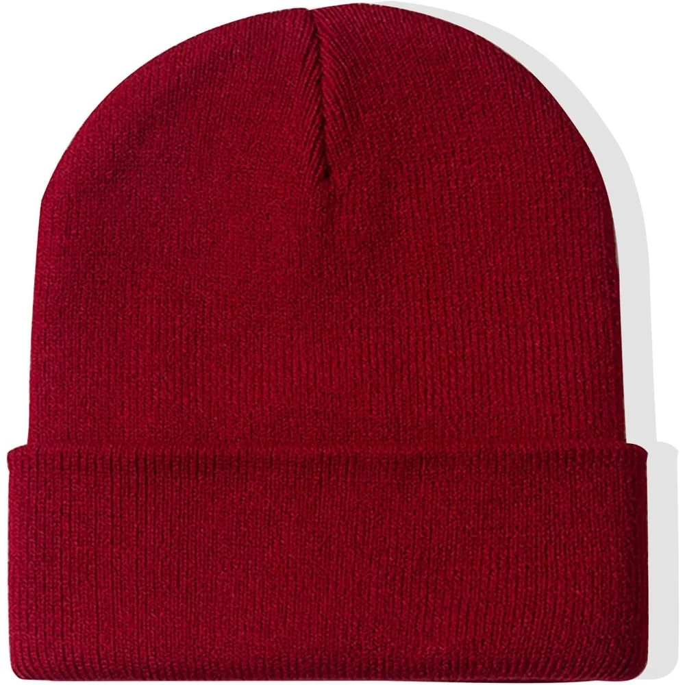 

Шапки-бини Rosoz для мужчин, мягкие теплые вязаные шапки унисекс для женщин