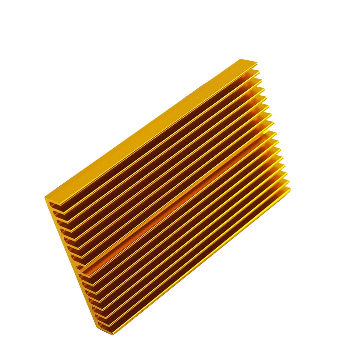 

Radiator Electronic Heat Sink Cooling Block for Chip High Power Aluminum Golden PCB