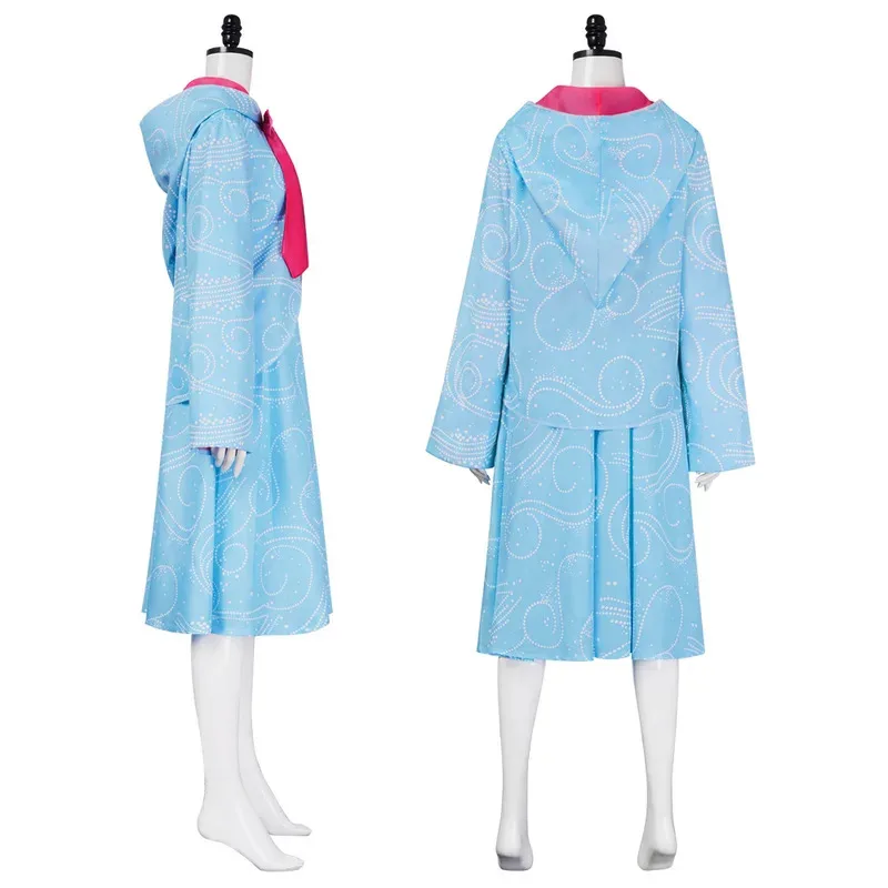 Personaje Cosplay Hada madrina azul rendimiento Halloween mujer Castillo reina carnaval vestido de fiesta sf/1