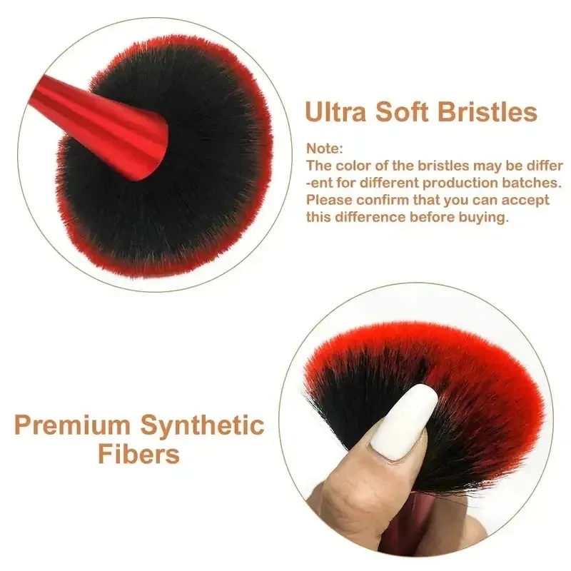 Rose Gold Powder Blush Brush Professional Make Up Brush Large Cosmetic Face Cont Cosmetic Face Cont brocha colorete Make Up Tool