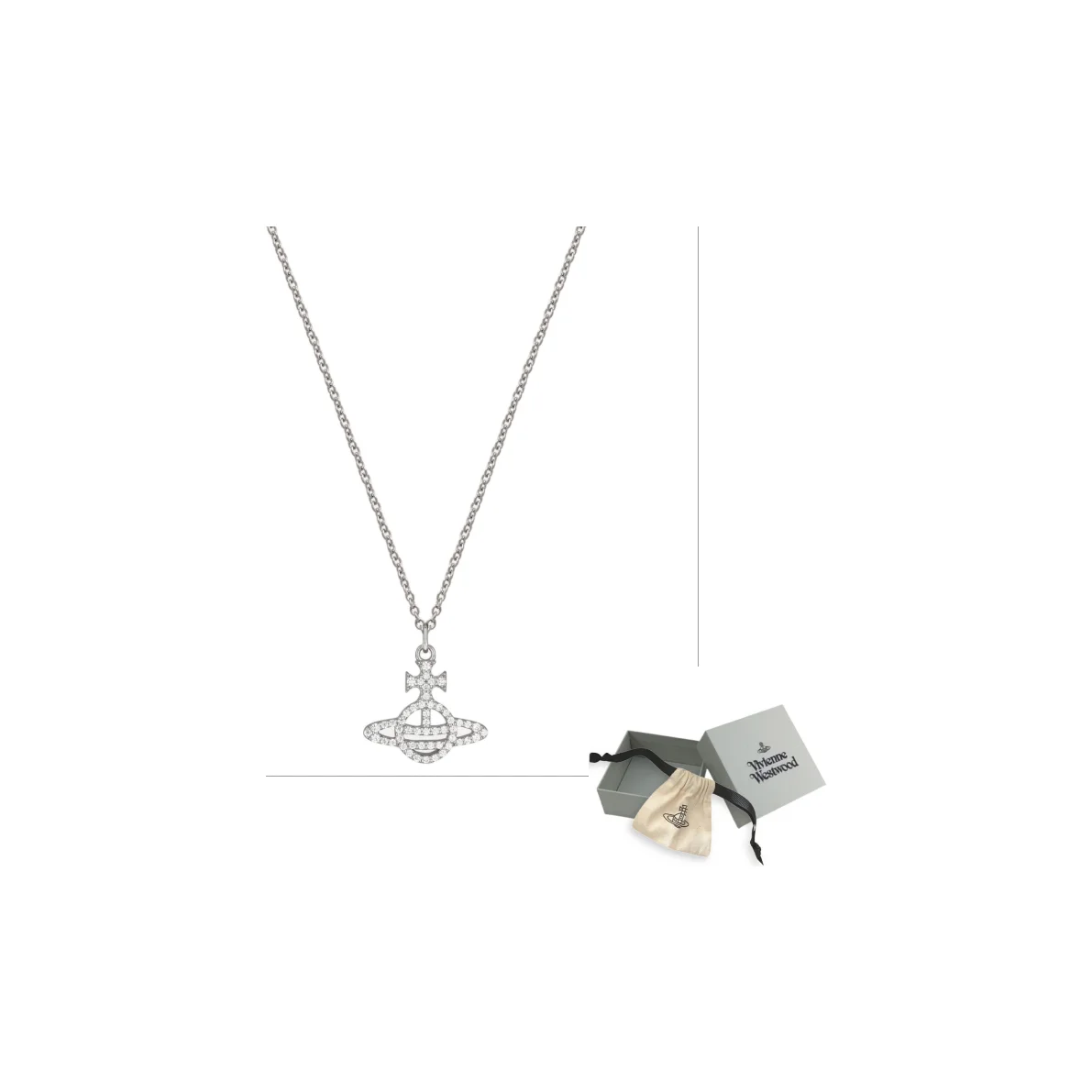 Vivienne Westwood Crystal embellished Adjustable fit Necklace 6302005601P102P102
