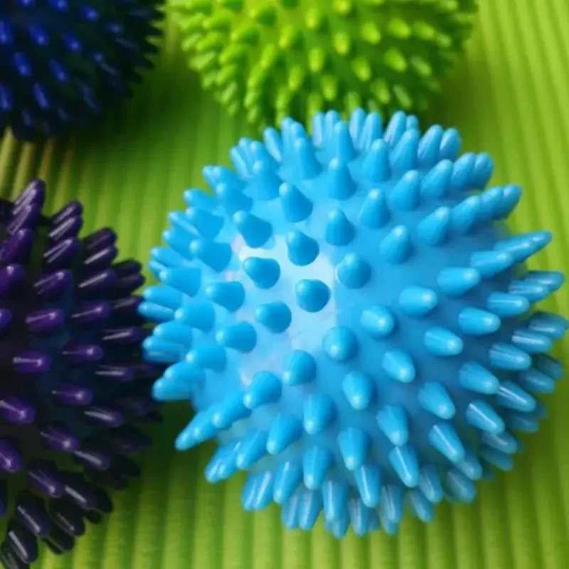 7.5cm Spiky Massage Ball Hand Foot Body Pain Stress Massager Relief Trigger Point Health Care Sport Toy Random Color