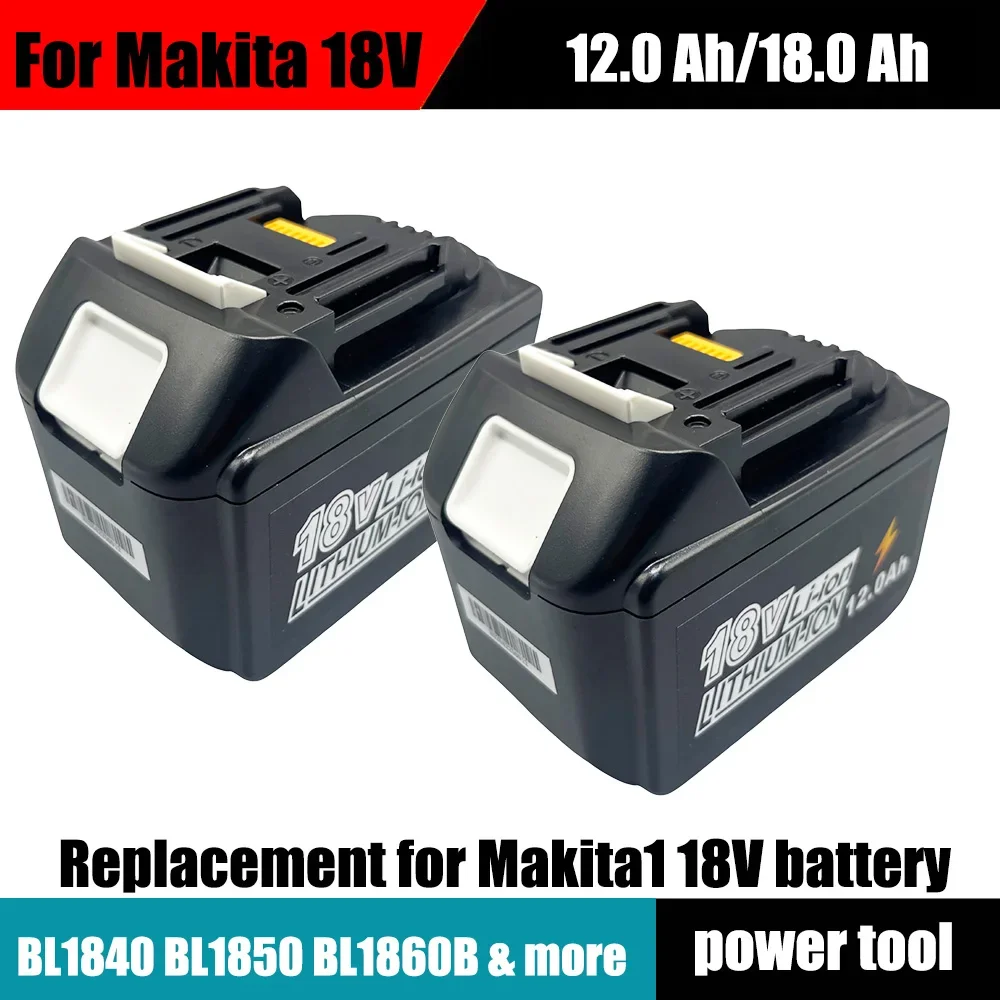 لماكيتا بطارية 18 فولت 9Ah/18Ah ليثيوم أيون استبدال BL1860B BL1860 BL1850 BL1830 DHP482RFX9 BL1815 LXT400 للتدريبات اللاسلكية #1